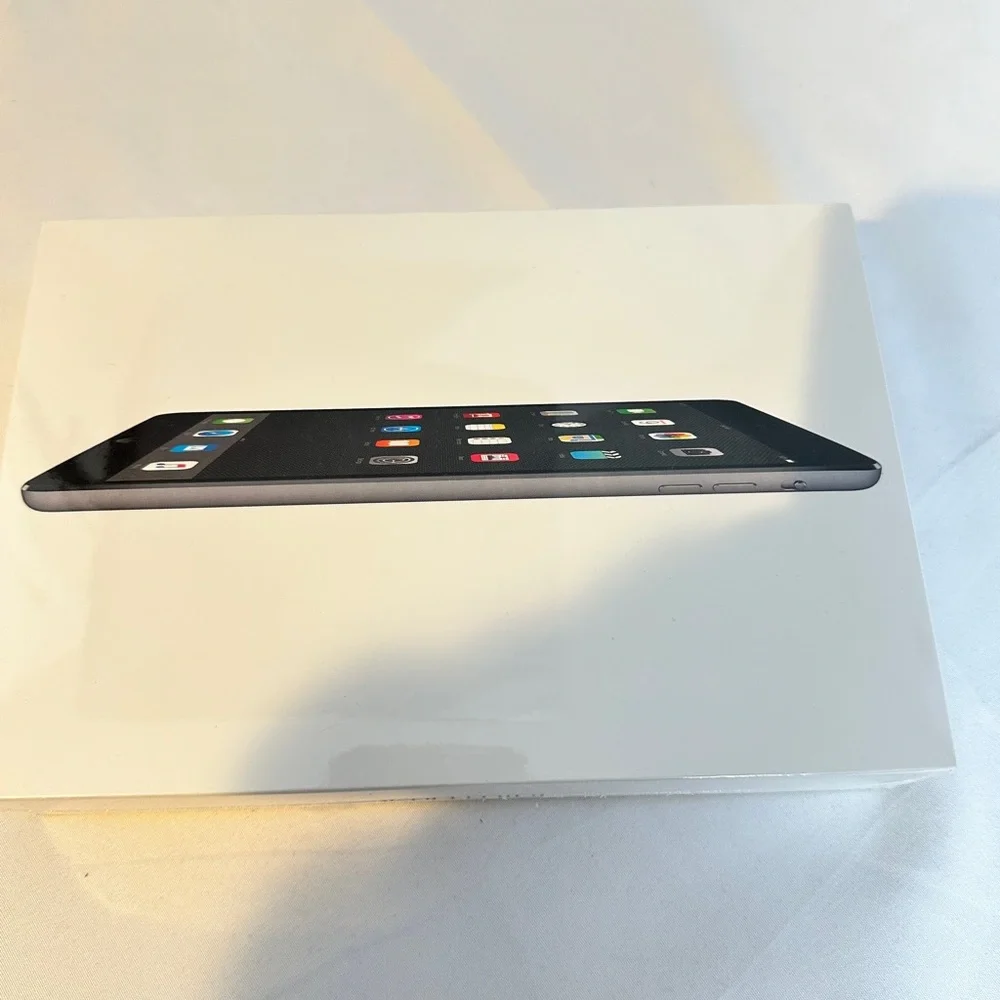 Apple Tablet with Black Display and Silver Trim